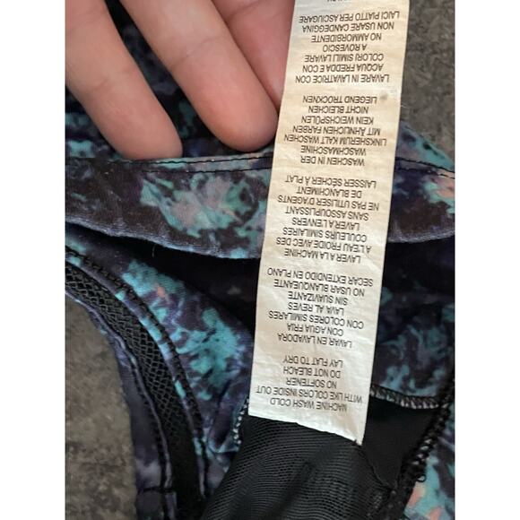Fabletics Sports Bra Size Large Space Dye Workout Gym Yoga Tennis Athleisure - Picture 7 of 9